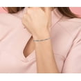 thumbnail image 4 of Savlano 925 Sterling Silver Italian Solid Figaro Link Chain Bracelet For Men & Women - Made in Italy Comes With Savlano Gift Box, 4 of 6