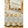 thumbnail image 4 of Modern Hand-Tufted Scalloped Wool Area Rug | 100% New Zealand Wool Carpet for Living Room, Bedroom & Home Décor (Gold & Dark Green_6X9), 4 of 5