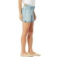 thumbnail image 3 of Levi Strauss Signature Women's and Women's Plus Size Mid Rise 5" Cuffed Shorts, Sizes 2-28, 3 of 5