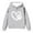 Light Gray, variant on WOYY Toddler Girls Valentine's Day Hoodie Heart Print Hooded Sweatshirt, Sizes 3-4T
