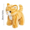 thumbnail image 3 of 2026 New Cat Plush Toys, Stuffed Animals Toys Cat Soft Pillow Toys, Animal Plush Toy Figurines, Super Adorable, Best Birthday Gifts for Holiday Xmas Easter for Friend and Family (Cat, White), 3 of 8