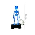 thumbnail image 3 of Dancing Skeleton Aquarium Bubbler,5.9In Interactive Fish Tank Decor , Adjustable Bubbles with 1-Meter Air Hose, Funny Gift for All Fish Lovers,Blue Blue, 3 of 8
