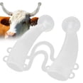 thumbnail image 5 of XYCCA Horn Protector Cover Plastic Calf Cattle Cow Horn AntiFight Protective Case Farm Accessory-082204, 5 of 5