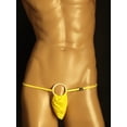 thumbnail image 1 of Tanga de hombre con cintura fina en forma de O, conjunto JJ de plástico con círculos grandes, ropa interior sexy para hombre, pantalones de seda de hielo de alta elasticidad para hombre, 1 of 6