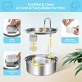 thumbnail image 3 of Juego de filtros de repuesto para dispensador de perros de acero inoxidable de 7 litros, 3 of 7