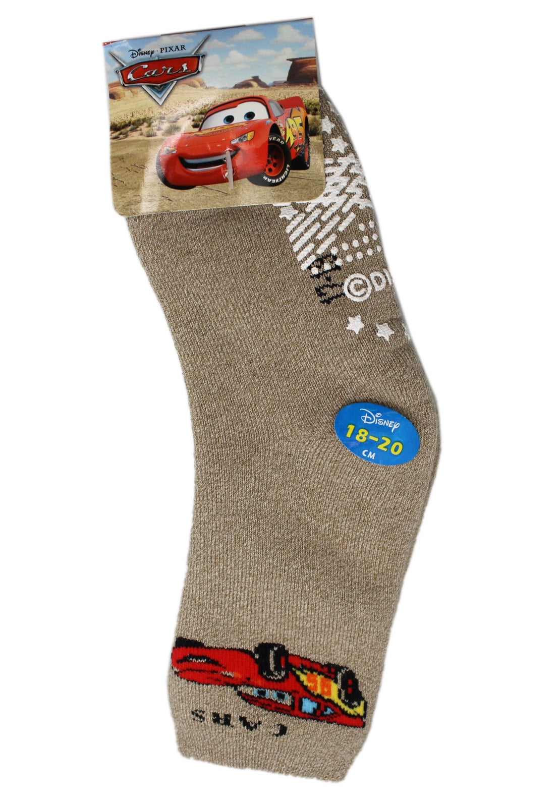 Disney Pixar Disney Pixar's Cars Lightning McQueen Tan Colored Socks