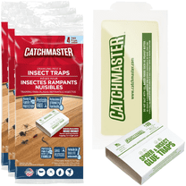 Catchmaster Crawling Pest & Insect Glue Traps 12PK, Insect Traps Indoor Pest Control