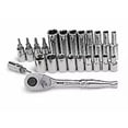 thumbnail image 6 of Master Mechanic 45-Piece SAE Socket Tool Set, 1/4 Inch Drive, Ratchet Kit, 6 of 8