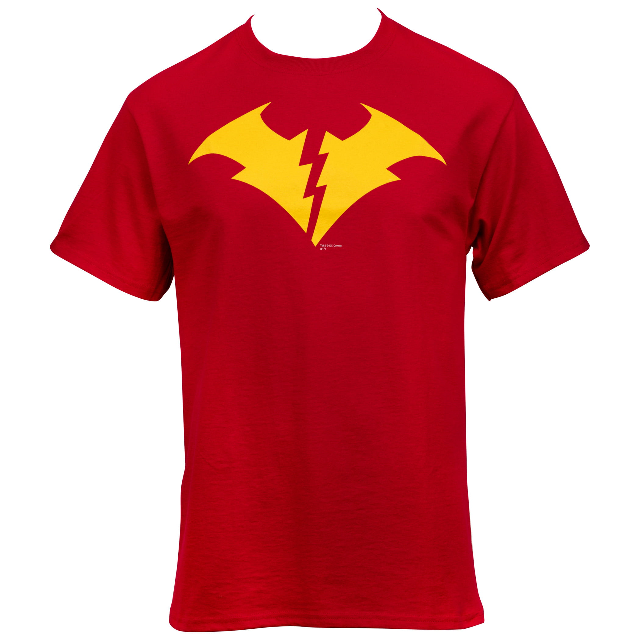 Dark Night Metal Batman Red Death Symbol T-Shirt-Large 