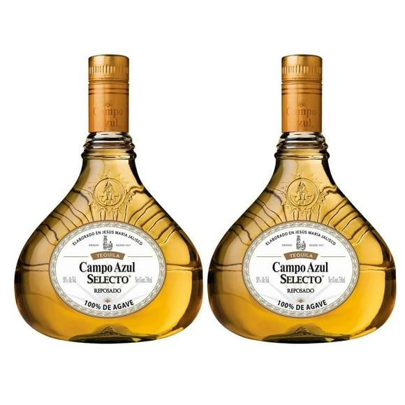 Duo Pack Tequila Campo Azul Selecto Reposado 750 Ml Campo Azul Tequila Reposado