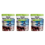 Natural Foods - Plant Based Vegan Jerky - Teriyaki - 3 Packs Of 2.47 Ounces