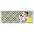 thumbnail image 2 of PinPix ArtToFrames 28x10 Custom Cork Bulletin Board    Poster Board Has a Fabric Style Canvas Finish, Framed in Satin White Frame (PinPix-229), 2 of 5