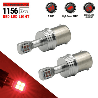 P21W LED bulbs (30 x SMD 3020) red CANBUS 12/24V