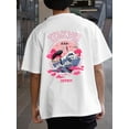 thumbnail image 3 of Camiseta de algodón Tokyo para hombre, marca de lujo, moda, talla grande, pantalón corto informal, ropa de calle de manga, estampado clásico, recién llegado, camiseta S-4XL, 3 of 5