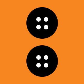 Button Up | Orange | Long Sleeve