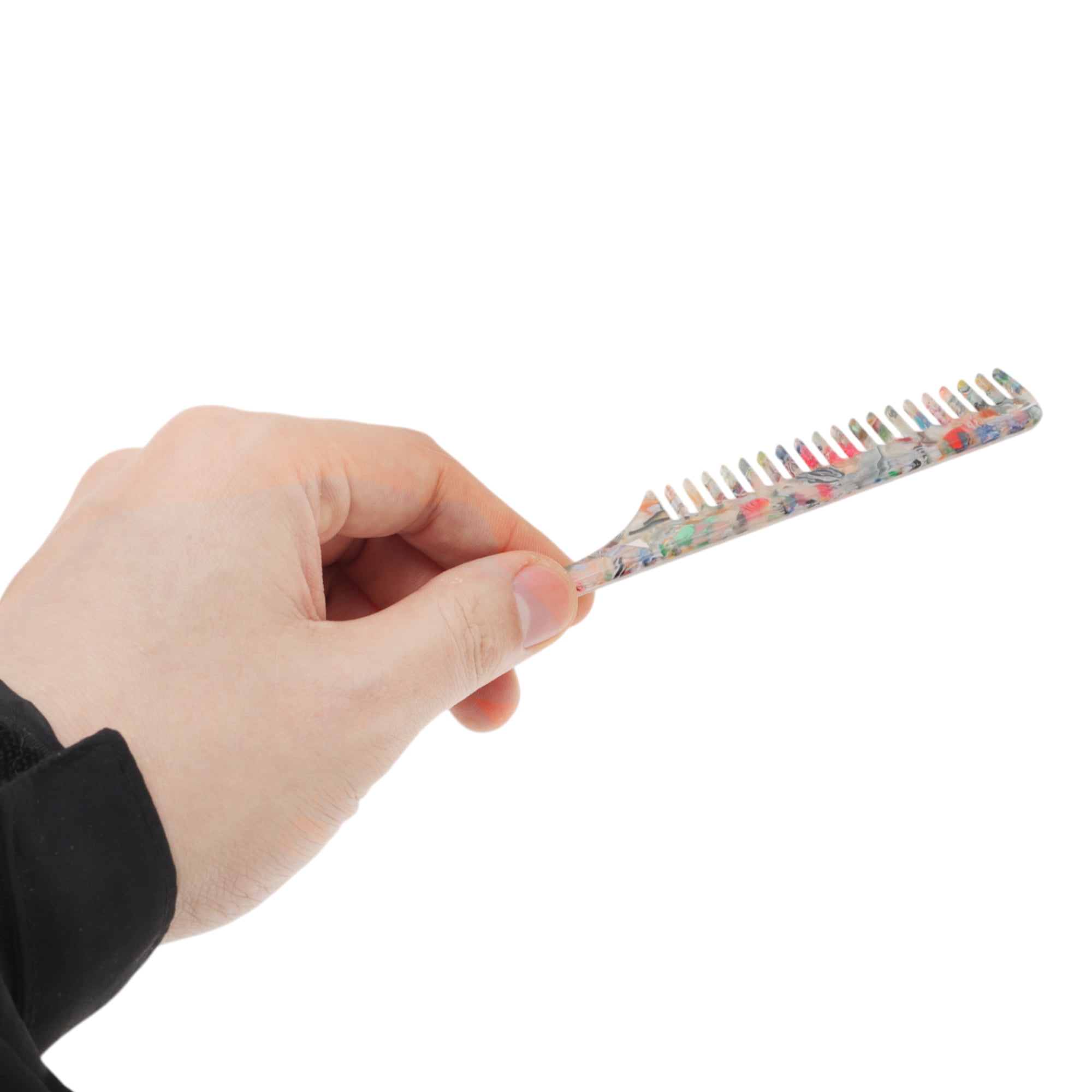 Unique Bargains 1 Pc Simple Vintage Rat Tail Comb for All Hair Types Colorful