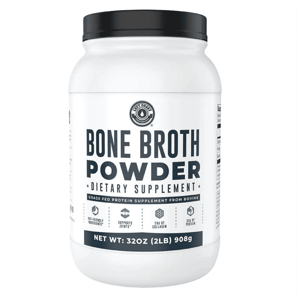 Left Coast Performance Keto Bone Broth Powder Grass Fed Keto Protein