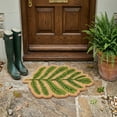 thumbnail image 2 of Leaf Shape Coir Door Mat, 2 of 3