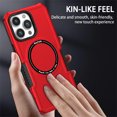 thumbnail image 5 of ELEHOLD Hybrid Rugged Magnetic Case for iPhone 13, Shockproof Anti-fall Dual-layer Protector Case,Non-Slip Rugged Magnetic Soft TPU Bumper Hard PC Back Cover Case, red, 5 of 8