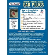 Putty Buddies Waterproof Swimming Ear Plugs, Silicone Red Yellow Blue, 5.00 x 3.50 x 0.70 inches