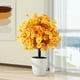 thumbnail image 5 of Plantas artificiales para el suelo, decoración exterior, flores simuladas para puertas de entrada y alféizares de ventanas con diseño fácil de enchufar, sin necesidad de mantenimiento para una bellez, 5 of 5