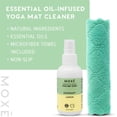 thumbnail image 3 of MOXE Yoga Mat Cleaning Spray Rosemary and Lemon Essential Oils with Microfiber Towel 2pk 4 oz Each, 3 of 7