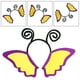 thumbnail image 2 of KAKOWELY 1 diadema con antena para Halloween, ideal para fiestas, disfraces (amarilla y morada), 2 of 5