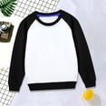 thumbnail image 2 of Mnyotv Cotton Raglan Long Sleeved T Shirt for Boys Girls Casual Basic Crewneck Sweatshirts Size 3-4Years, 2 of 5