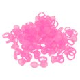 thumbnail image 1 of Suministros de herramientas para tatuajes, 50 Uds., anillo de pigmento Microblading, tazas de anillo de tinta para tatuaje, recipiente de pegamento de maquillaje semipermanente elaborado por expertos, 1 of 8