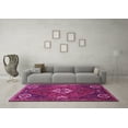 thumbnail image 3 of Ahgly Company Indoor Square Persian Pink Traditional Area Rugs, 5' Square, 3 of 4