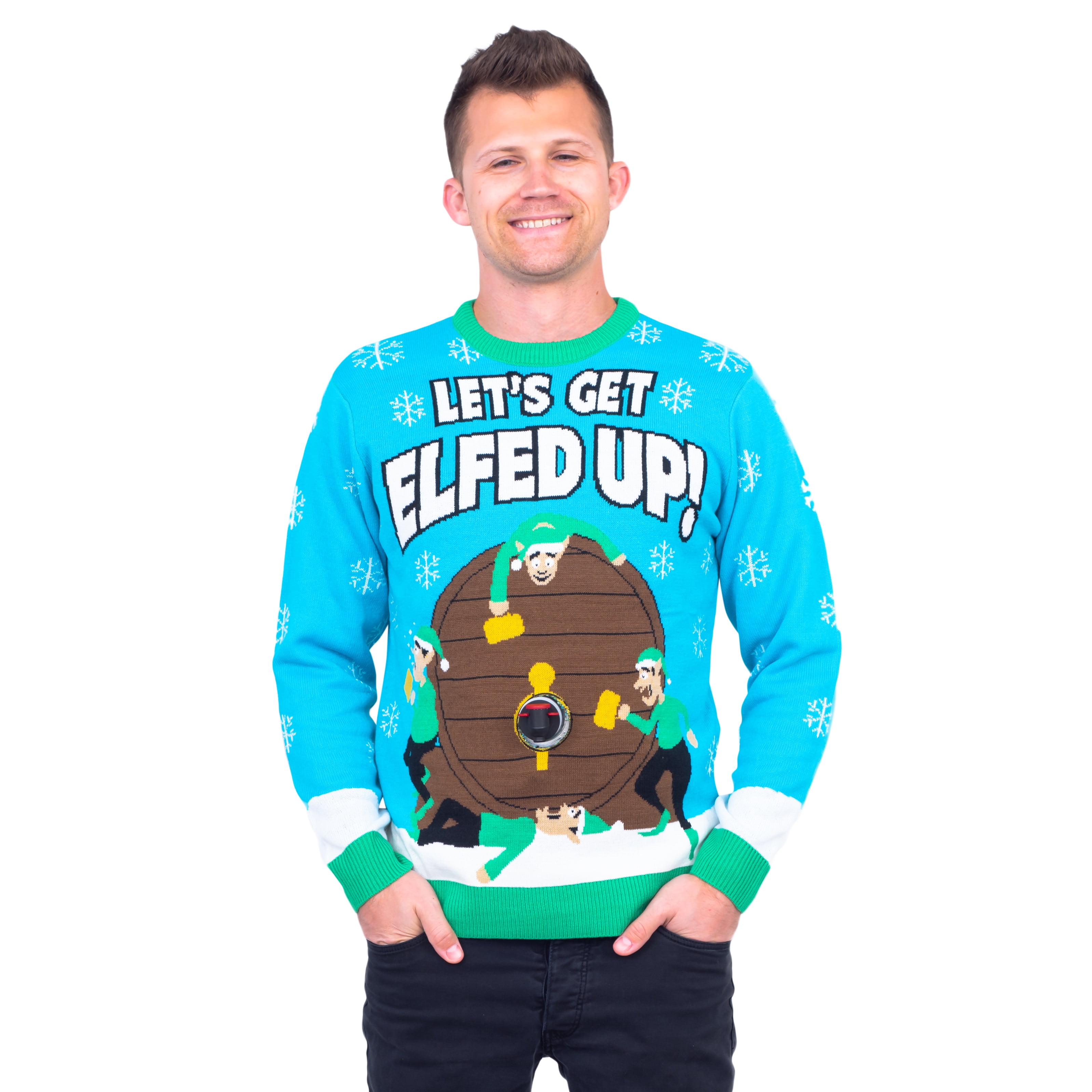 Elfed up deals sweater