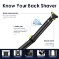 thumbnail image 4 of DoCatop 5-in-1 Back Shaver for Men, Electric Back Hair Shavers with Detachable Long Handle, Multifunctional Body Hair Removal Razor with Interchangeable Heads, Grooming Tool with, 4 of 7