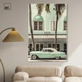 thumbnail image 2 of Art Remedy Retro Travel Photos Canvas, 36" x 54", Gallery Wrapped, Vintage Mint Green Cruise, 2 of 7