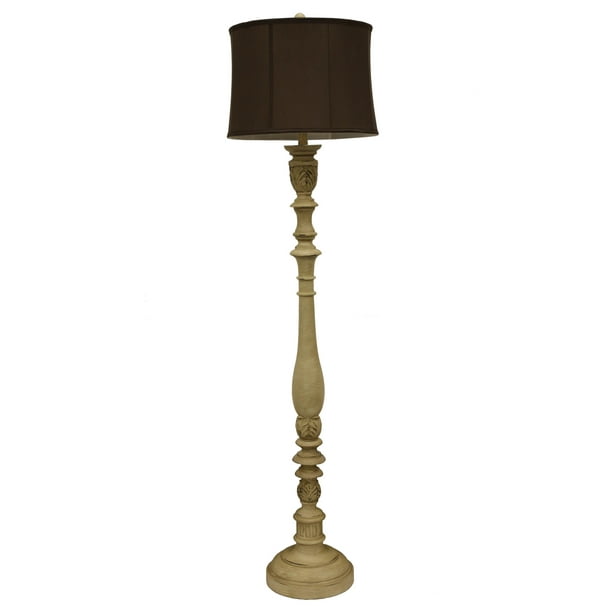 Decor Therapy Antique Ivory Floor Lamp, J Hunt Home Signature Floor Lamps