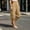 *Beige, variant on Women's Elastic High Waist Harem Capri Pants,Summer Casual Cropped Jogger Pants with Pockets Beige,Women's Plus M
