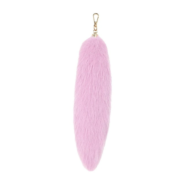 Faux Tails Pendant Ornament Cute Keyring Pendant Plush Tail Keychain Pendant Light