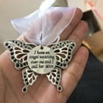 thumbnail image 4 of SLYNSHome Christmas Ornament Memorial Supplies,2024 New Butterfly Statue Memory Pendant for Tree Hanging Butterfly Keepsake Xmas Decoration for Tree Home Party Car Xmas Gift (), 4 of 5