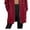 A-Wine, variant on Long Winter Coats for Women 2025 Long Sleeve Fleece Lined Plain Zip Up Hooded Jacket with Pockets Outerwear