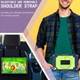 thumbnail image 4 of Dteck for Lenovo Tab M10 HD Case 2nd Gen 10.1 Inch 2020 with Shoulder Strap, Drop-Proof Design 360 Degree Rotating Hand Strap/Built-in Stand (TB-X306 TB-X306F TB-X306X) Protective Case,Navy+Green, 4 of 5