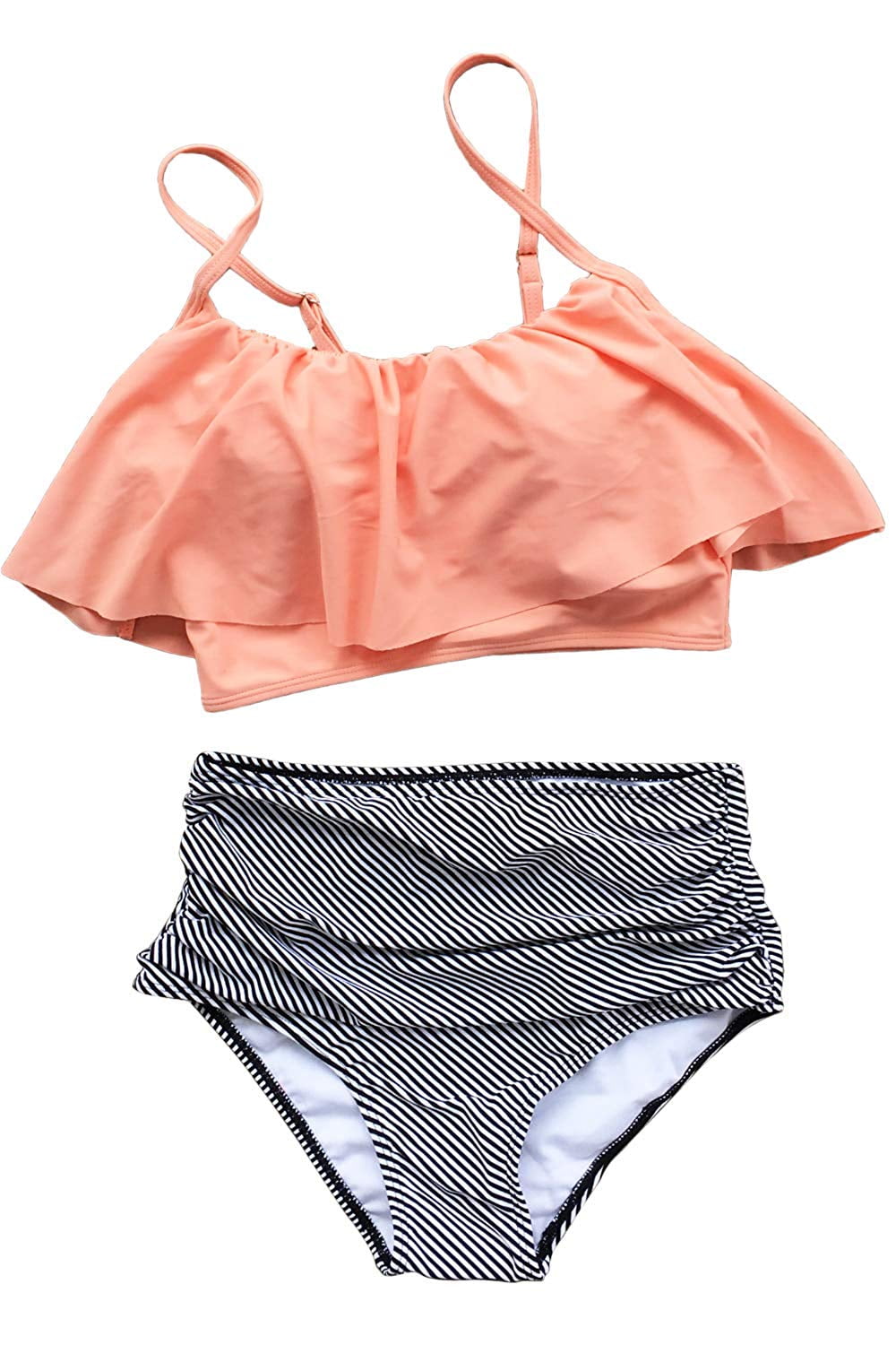 cupshe striped bikini
