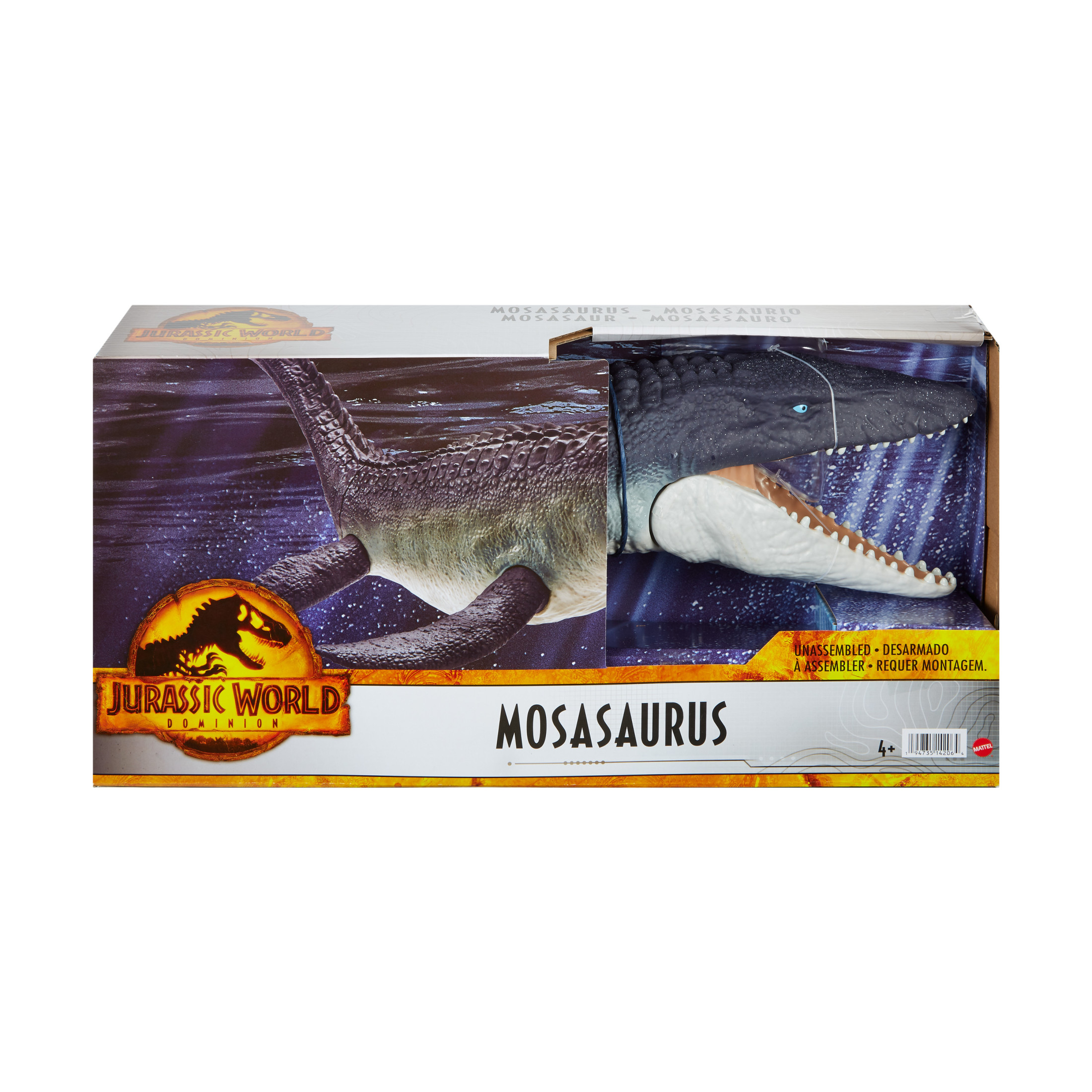 Figurine Mosasaurus Jurassic World Dominion – Bouche Articulée, Résine Détaillée, Tailles 24 à 34 Cm | Cadeau Dinosaure Enfants Et Collectionneurs