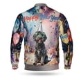 thumbnail image 2 of Happy New Year Portuguese Water Dog Chills on Year-End Party All Over Print 3D Baseball Jacket PWD Portie Fishing Dog Lover Bomber Jacket Softball - 12023, 2 of 6