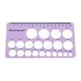 thumbnail image 1 of Breastfeeding Flange Sizing Tool Silicone Nipple Ruler Accurate Measuring Comfortable Skin Friendly Accessory for Nursing, 1 of 5