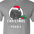 thumbnail image 4 of Inktastic Christmas is Better with a Black Poodle T-Shirt, 4 of 5