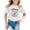 White, variant on YUEHUA Kids Back To School Clothes Relaxed Regular Fit Quick Dry O-Neck Short Sleeve School Days Short Sleeve Shirts Graphic T-Shirts