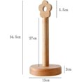 thumbnail image 2 of Kchenrollenhalter Holz Kchenrolle Servietten Halter Stehend,34,5 * 13cm Hy, 2 of 5