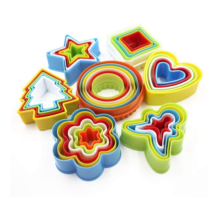 Cookie Cutters Shapes Baking Set Flower Round Heart Star - Temu