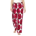 thumbnail image 2 of Lsque Tulips Flowers Print Women's Pajama Pants, Lounge Pant - Comfortable Home Wear,Elastic Waistband, Stylish Design-Large, 2 of 9