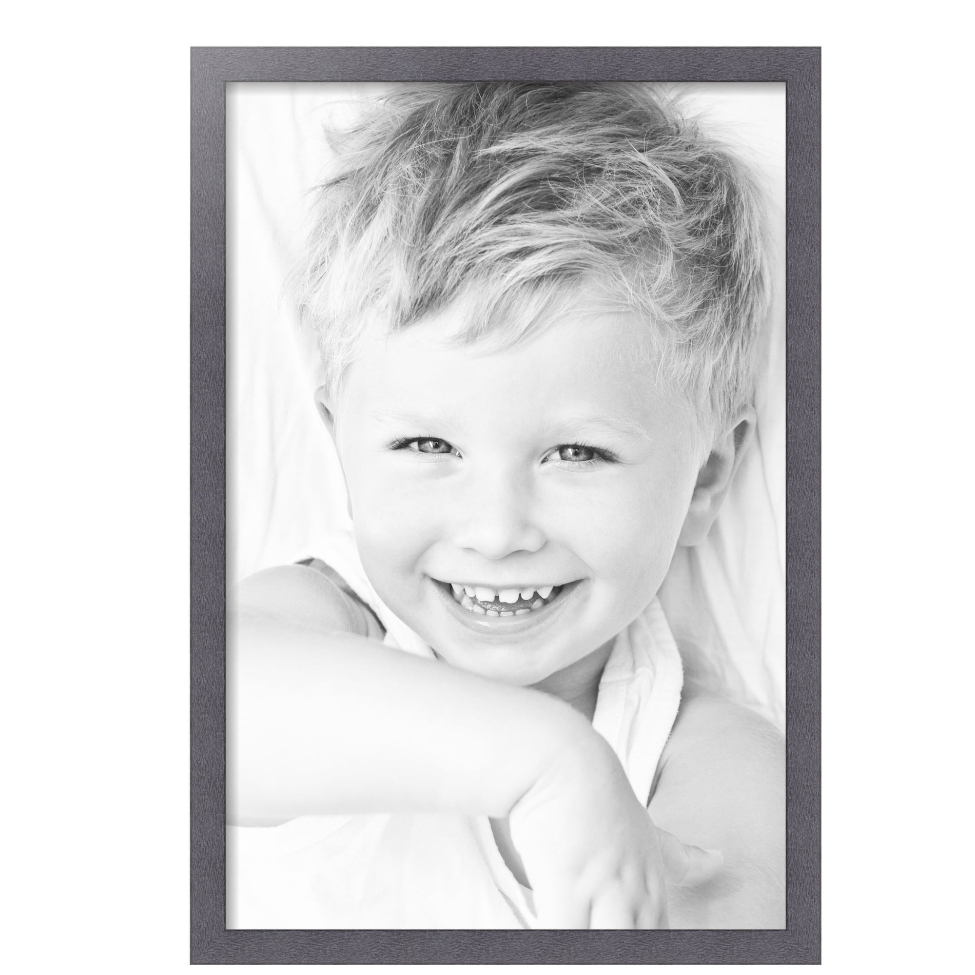 ArtToFrames 20" x 30" Tungsten Picture Frame, 20x30 inch Gray MDF Poster Frame (WOM-4640), 2 Pack