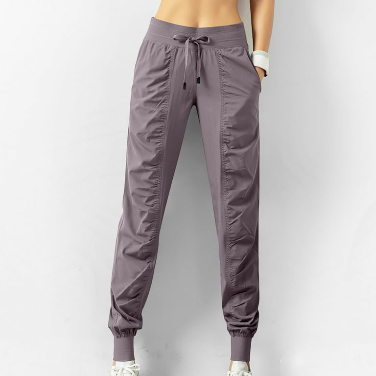 lululemon athletica, Pants & Jumpsuits, Lululemon Studio Pants In Grey  Purple Size 8